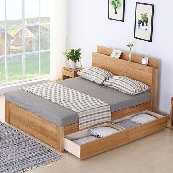 Majestic Wooden Bed Set – King & Queen Sizes