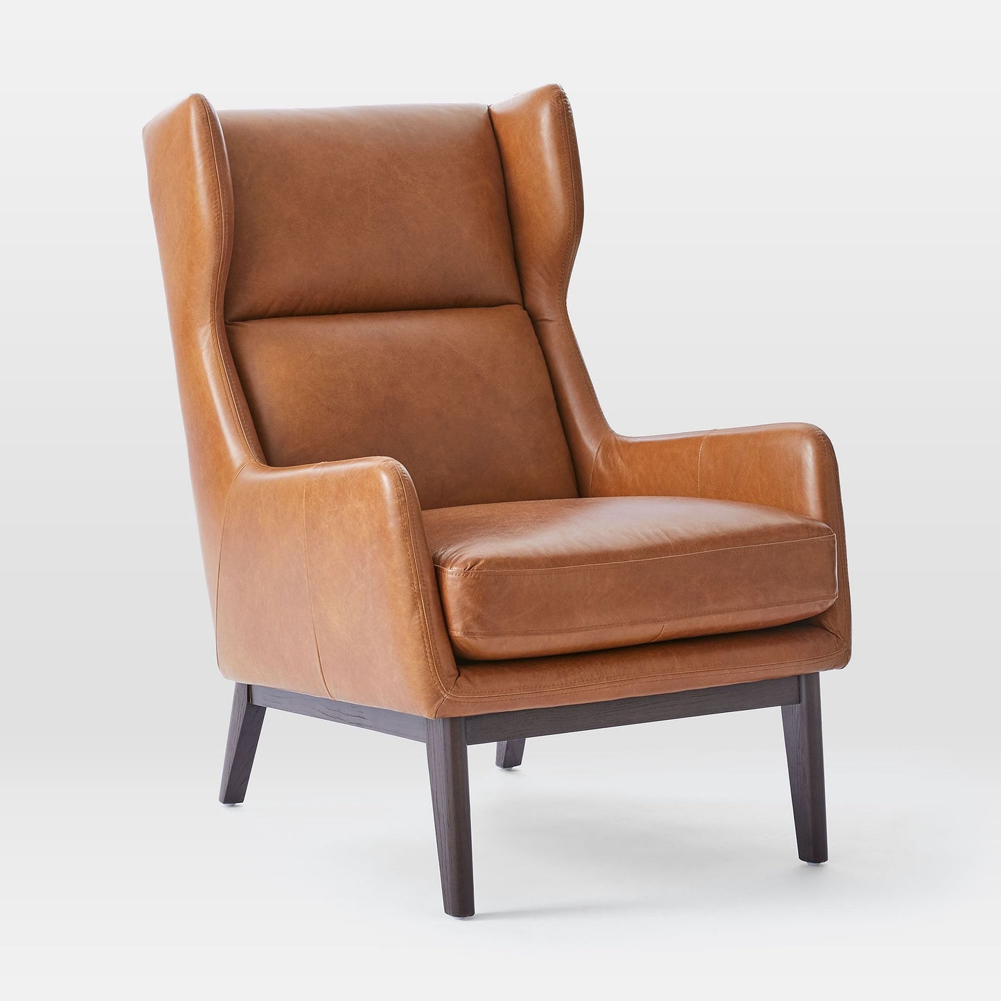 Serene Leather Bedroom Chair