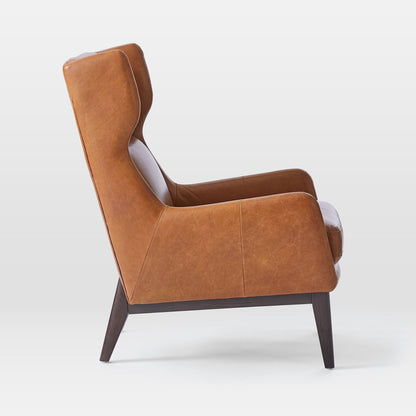 Serene Leather Bedroom Chair